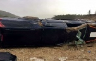 UMKE aracı kaza yaptı: 1 kişi yaralandı