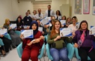 Alanyalı anne adaylarından gebe okuluna yoğun ilgi