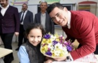 Başkan Tütüncü minik Ecrin’in davetini kırmadı