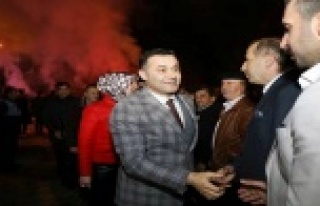 Başkan Yücel seçim çalışmalarında hız kesmiyor