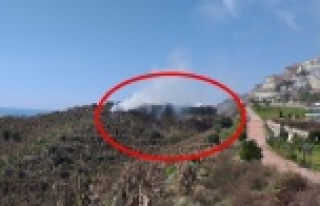 Alanya’da korkutan yangın!