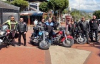 Alanyalı motosikletçilerden kamu spotuna destek