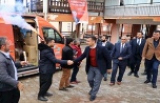 Cumhur İttifakı’na Türktaş’ta meşaleli karşılama