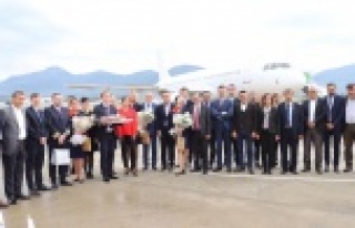 Alanya Gazipaşa Havalimanında Litvanya sevinci