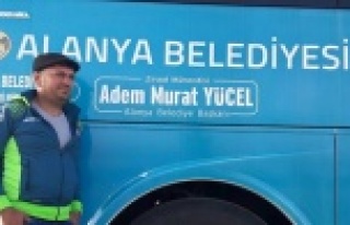 Taraftardan Yücel'e otobüs teşekkürü