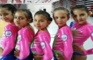 Alanya'nın minik jimnastikçileri Antalya şampiyonu...