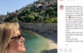 Berna Laçin: Bayılıyorum Alanya'ya, acil gitmem...