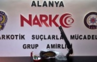 Alanya’da uyuşturucu operasyonu