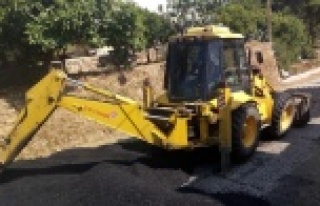 Alanyalı şehidin evine sıcak asfalt