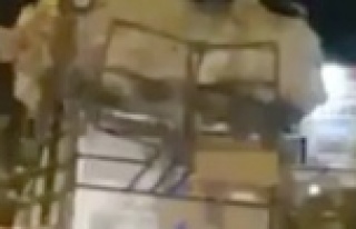 Kamyon üstünde tehlikeli yolculuk