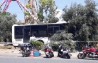Korkutan resim! Alanya'da halk otobüsünün...