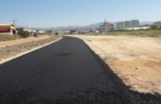 Payallar sanayi yolu asfaltlanıyor
