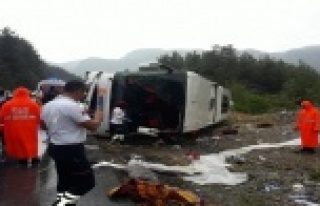 Alanya-Ankara otobüsü kaza yaptı: 4'ü ağır...