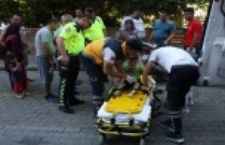 Yaya geçidindeki kazada 5 yaşındaki çocuk yaralandı