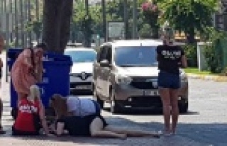 Alanya'da aşırı sıcak ve alkol turisti sokakta...