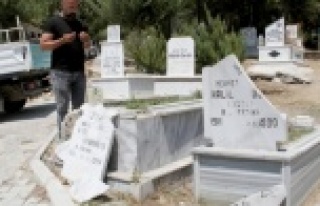 Alanya'da mezar taşı saldırısının sırrı...