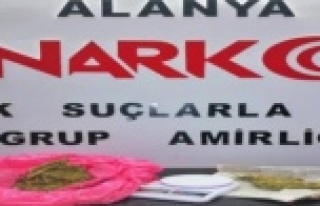 Alanya'da uyuşturucu operasyonu: 2 gözaltı...