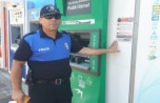 Alanya'da polisten ATM'lere 3 dilde uyarı