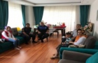 Alanya'da şehit aileleri unutulmadı