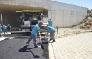 Alanya Belediyesi'nden Oba'ya sıcak asfalt