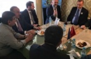 Alanyalı işadamı devletin zirvesini ağırladı