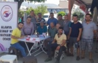 ALESO hizmeti üyelerin ayağına götürdü