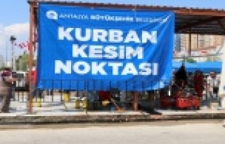 Büyükşehir kurban kesim yerlerini belirledi