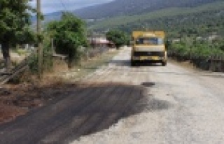 Büyükşehirden, Finike kırsalında yol bakım çalışması