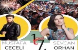 Tokar'da Mustafa Ceceli ve Sevcan Orhan heyecanı