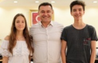 Yücel, Alanyalı Türkiye birincilerini ağırladı