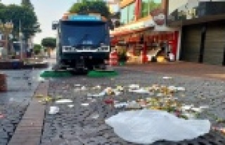 Alanya Belediyesi 4 günde 4 bin ton atık topladı