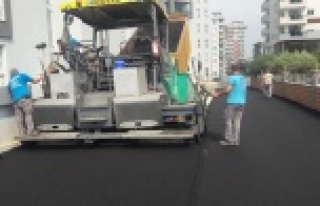 Alanya Belediyesi Fen İşleri mahallelerde çalışıyor