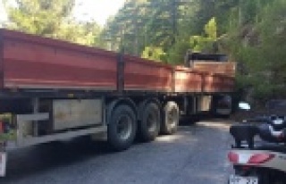 Alanya kuşyuvası yolunda kaza oldu