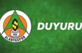 Alanyaspor'dan üzücü duyuru