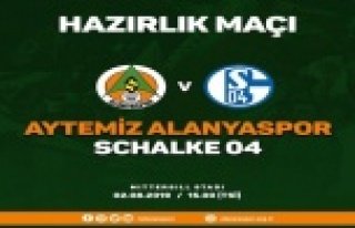 Aytemiz Alanyaspor ilk özel maçını FC Schalke...