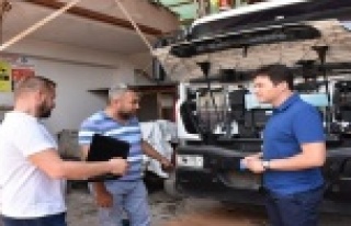 Belediye hizmet araçları uydudan takip edilecek