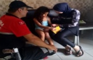 Kaybolan Filistinli çocuğu jandarma buldu