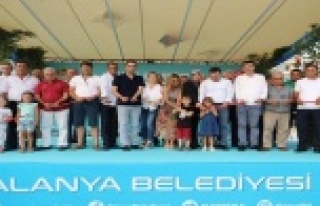 Mavi Beyaz çocuk parkı törenle açıldı