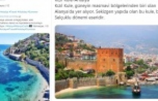 TRT'den Alanya paylaşımı