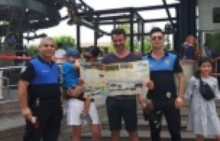 Alanya'da polis 40 bin harita dağıttı