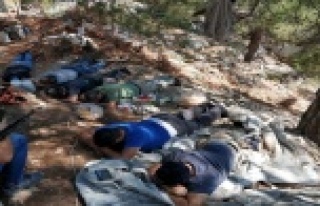 Antik kentte kaçak kazıya suçüstü: 7 gözaltı