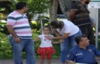 Kadın sürücünün zor anları