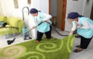 Alanya'da konut temizlik hizmeti sürüyor