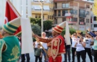 Alanya'da Mehmetçiğe  mehterli destek