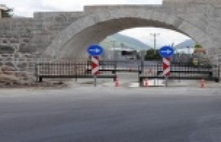 Alanya'daki tarihi köprü yenilendi