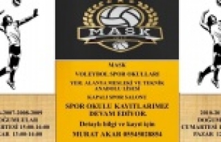 Alanya Mask Voleybol Spor Okulu açıldı