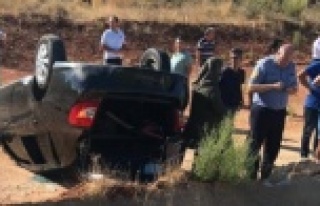 Askeri araç takla attı; 2 askerimiz yaralandı