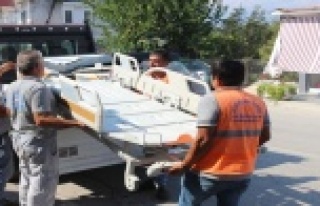 Büyükşehir’ den hasta yatağı yardımı