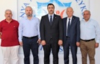 Oda başkanlarından rektör Kalan'a ziyaret