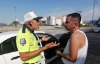 Polisin 259 promil alkollü sürücüyle sabır imtihanı